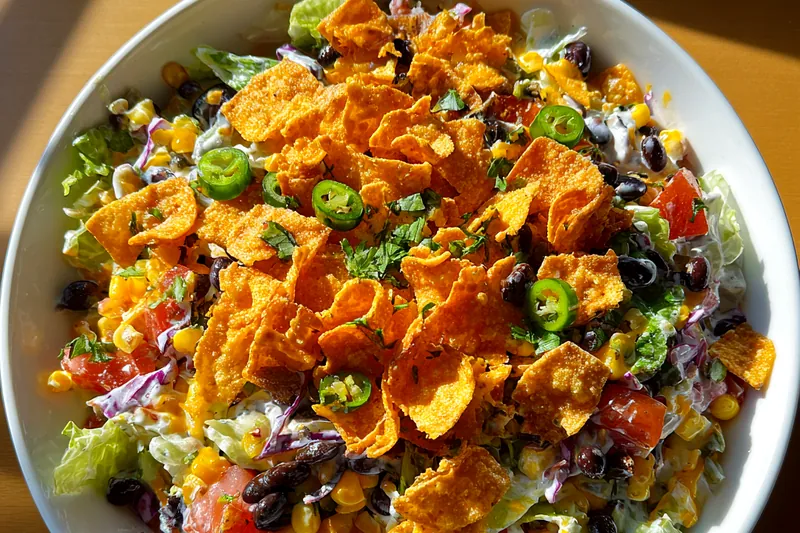 Fresh ingredients for Crunchy Tex-Mex Cabbage Salad