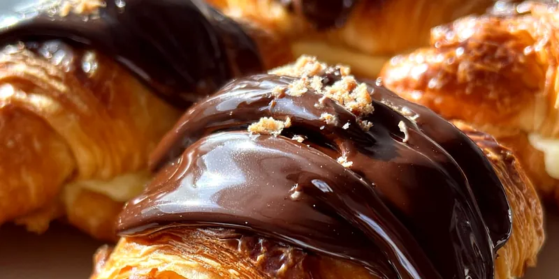 Decadent Boston Cream Pie Croissants
