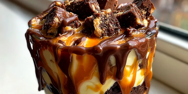 Decadent Brownie Cheesecake Delight
