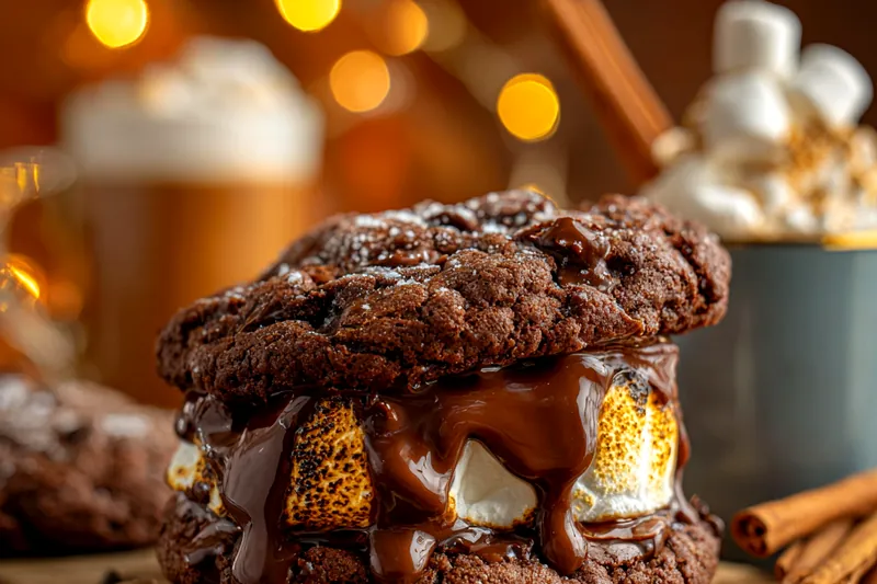 Fresh ingredients for Decadent Chocolate Marshmallow Treat