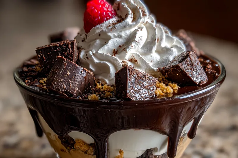 Fresh ingredients for Decadent Chocolate Parfait