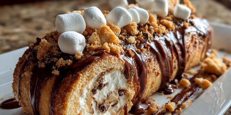 Decadent Chocolate Roll Dessert
