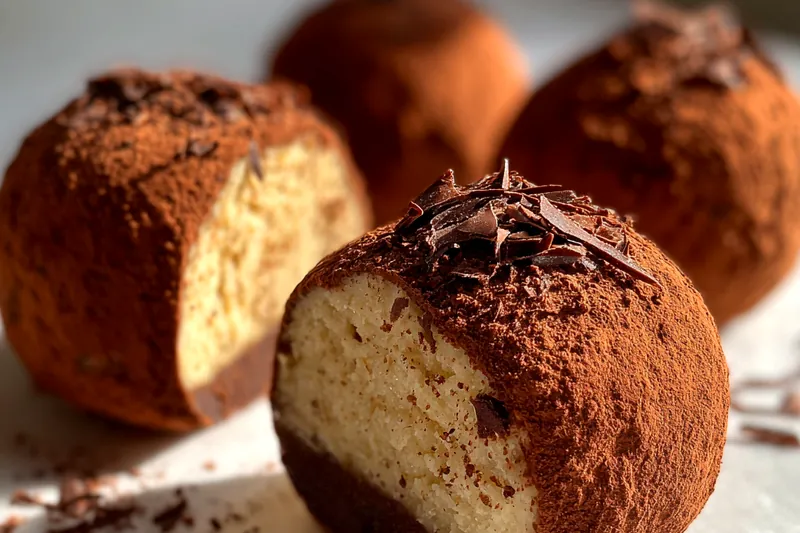 Fresh ingredients for Decadent Chocolate Truffles