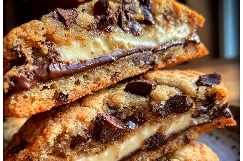 Fresh ingredients for Decadent Stuffed Cookies
