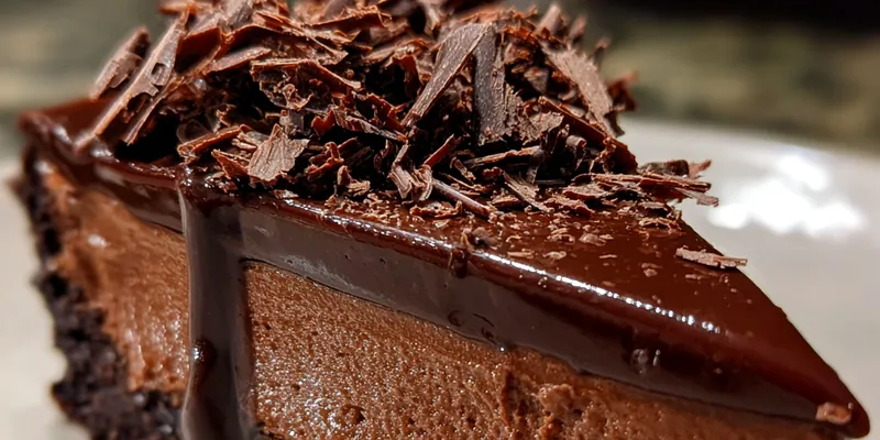 Decadent Triple Chocolate Cheesecake