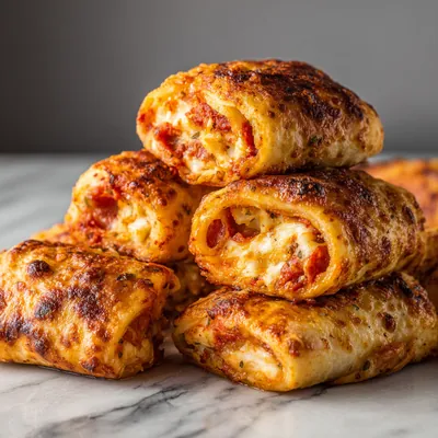 Delicious Cheesy Pepperoni Pizza Roll-Ups