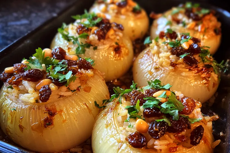 Cooking process for Delicious Stuffed Onions Recipe