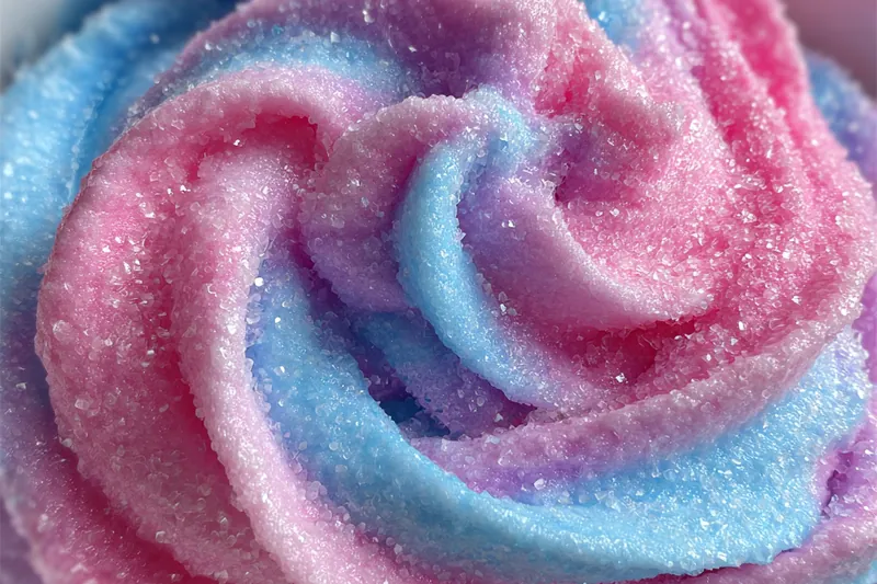 Cooking process for Dreamy Cotton Candy Frosting