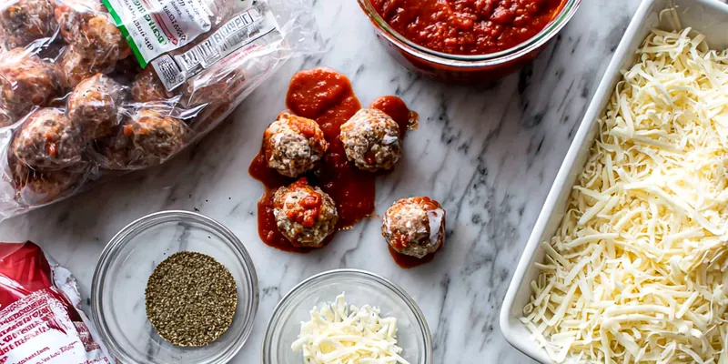 Dump and Bake Meatball Casserole