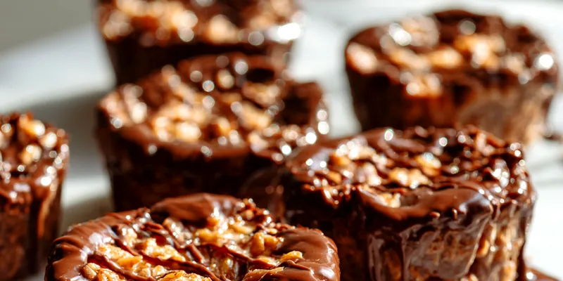 Easy Chocolate Peanut Butter Rice Krispie Cups