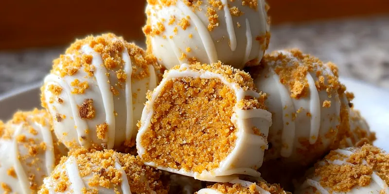 Easy No Bake Pumpkin Cheesecake Balls