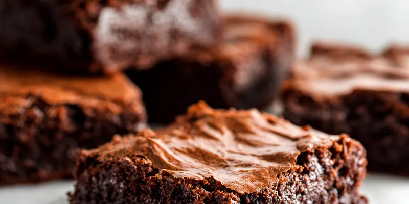 Easy Zero Sugar Brownies with Greek Yogurt