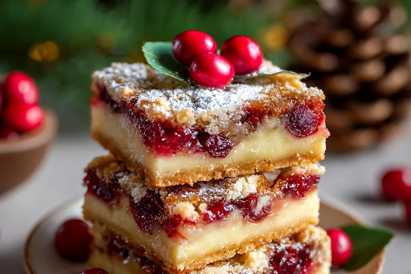Cooking process for Festive Cherry Dessert Bars