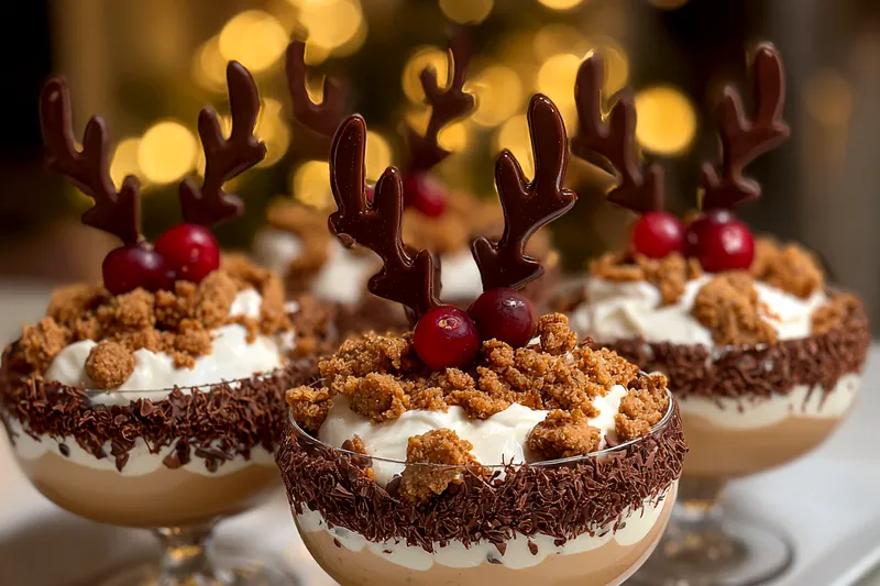 Cooking process for Festive Chocolate Antler Delight