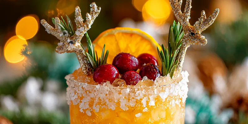 Festive Cranberry Citrus Cocktail