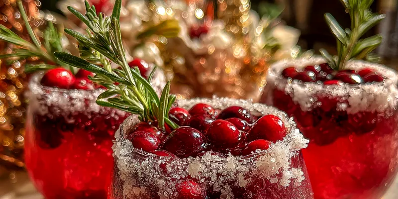Festive Cranberry Cocktail
