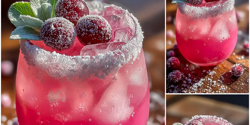 Festive Cranberry Cocktail