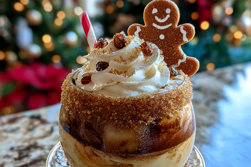 The process of shaking the cocktail mixture in a shaker, showcasing the ingredients blending together.