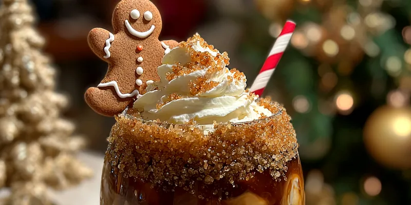 Festive Gingerbread Cocktail