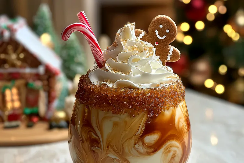 Fresh ingredients for Festive Gingerbread Cocktail