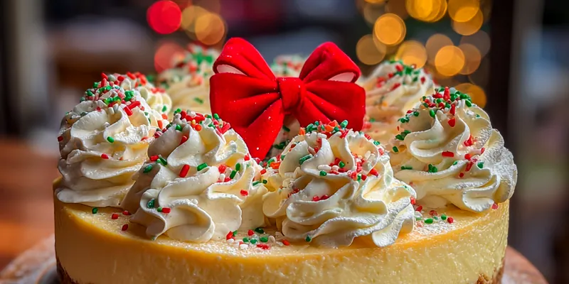 Festive Holiday Cheesecake