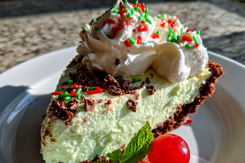 Fresh ingredients for Festive Holiday Cheesecake Slice