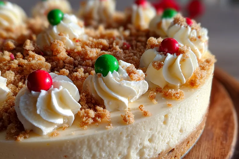 Cooking process for Festive Holiday Cream Cake