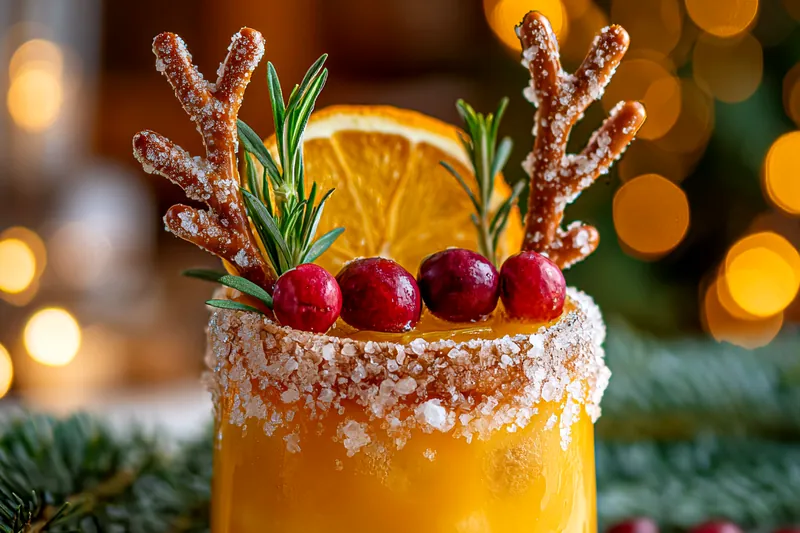 Cooking process for Festive Orange Cranberry Drink