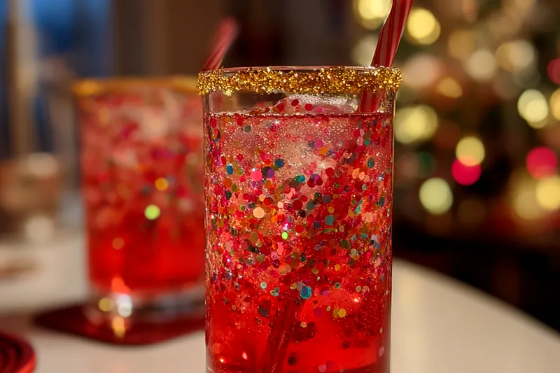 Fresh ingredients for Festive Sparkling Holiday Punch