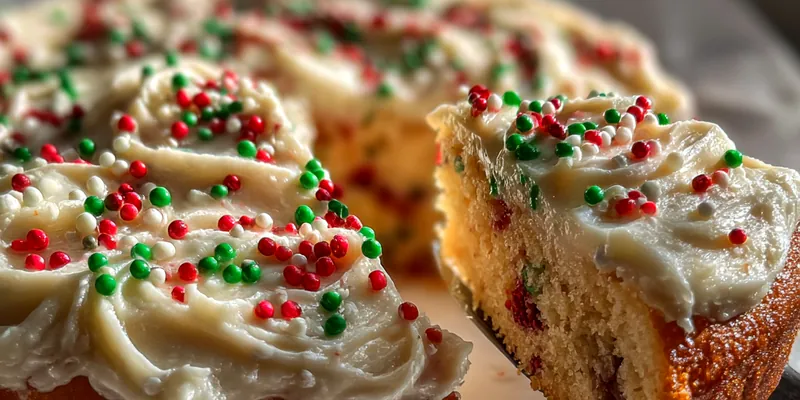 Festive Sprinkle Cheesecake