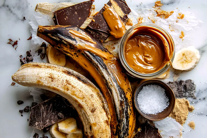 Hand pies being assembled on a floured surface showing filling placement, egg wash application, and fork-crimped edges before baking
