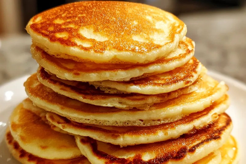 Fresh ingredients for Fluffy Golden Breakfast Pancakes