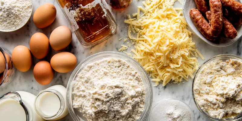 Fluffy Pancake Sausage Casserole