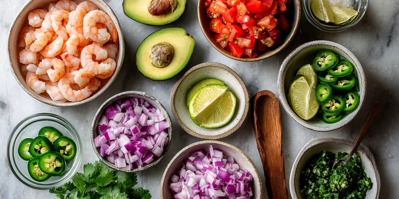Fresh Shrimp Avocado Ceviche