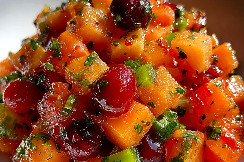 Cooking process for Fresh Summer Fruit Medley