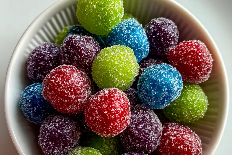 Cooking process for Frosted Sugary Grapes