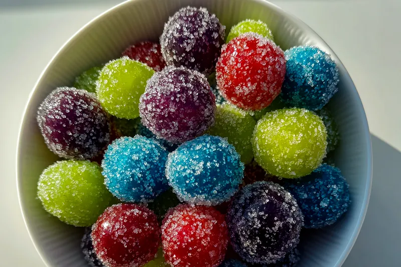 Fresh ingredients for Frosted Sugary Grapes