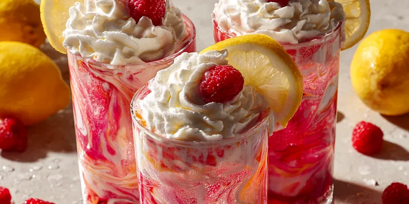 Fruity Lemon Raspberry Swirl