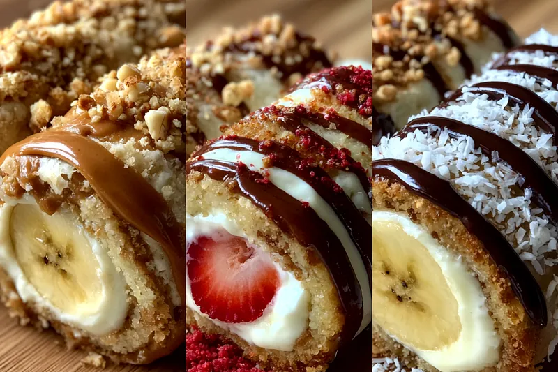 Fresh ingredients for Fruity Nutty Sushi Rolls