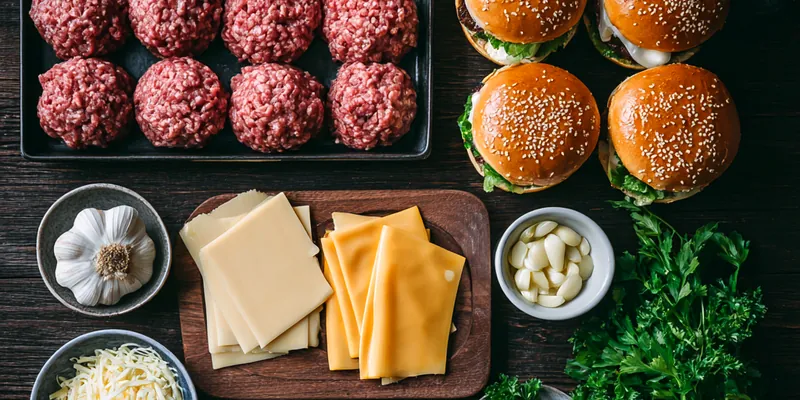 Garlic Butter Smash Burgers with Crispy Bacon