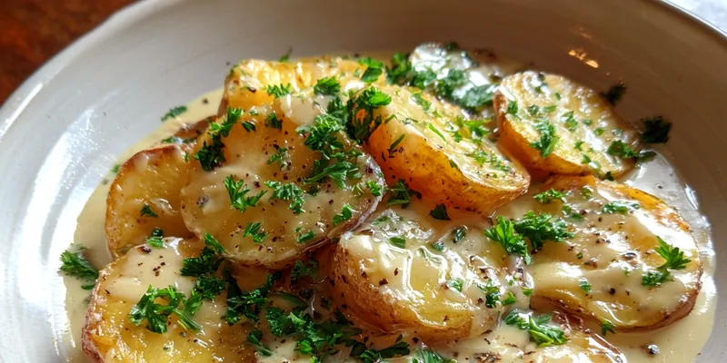 Garlic Cream Potatoes