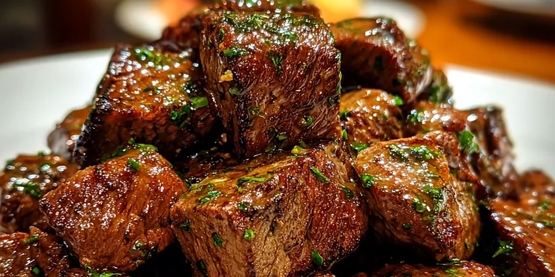 Garlic Herb Butter Steak Bites