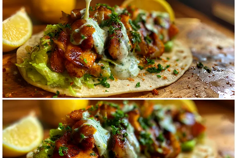 Cooking process for Garlic Herb Grilled Wrap