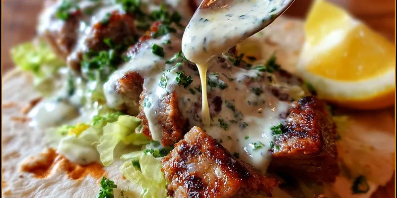 Garlic Herb Grilled Wrap