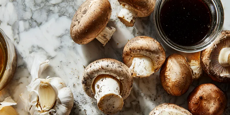 Garlic Parmesan Mushrooms