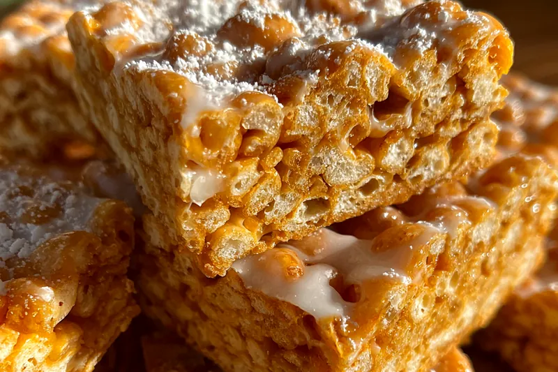 Fresh ingredients for Gingerbread Rice Krispie Treats