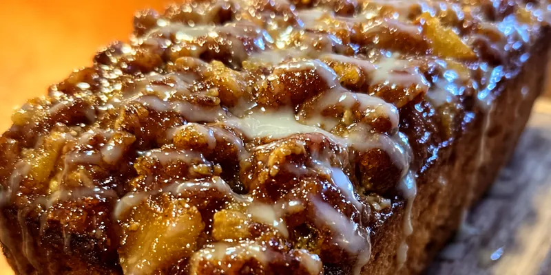 Glazed Apple Cinnamon Loaf