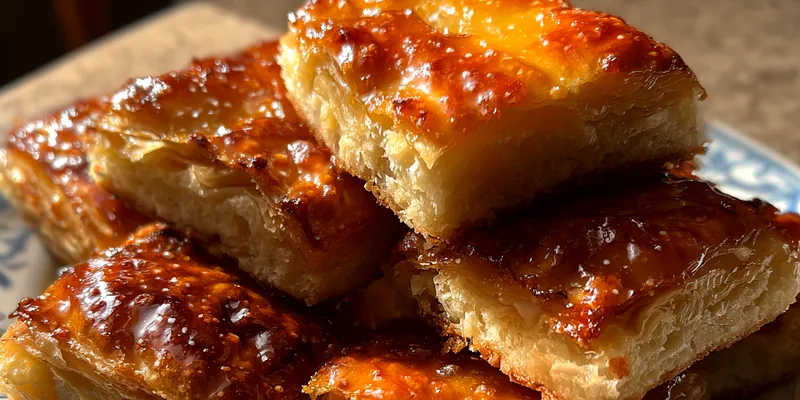 Glazed Buttermilk Pastry Squares
