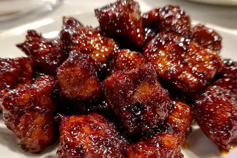 Cooking process for Glazed Grilled Chicken Bites