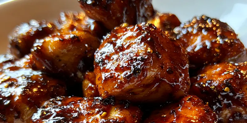 Glazed Grilled Chicken Bites